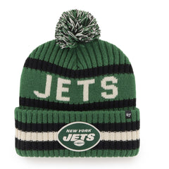 New York Jets 47 brand '47 Bering Cuffed Knit Hat with Pom