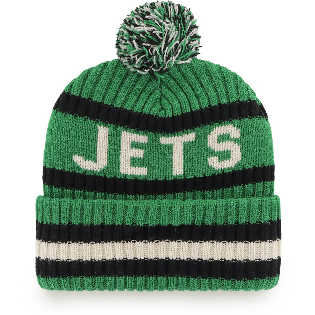 New York Jets 47 brand '47 Bering Cuffed Knit Hat with Pom