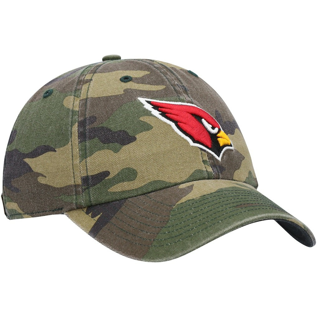 Arizona Cardinals 47 brand '47 Woodland Clean Up Adjustable Hat
