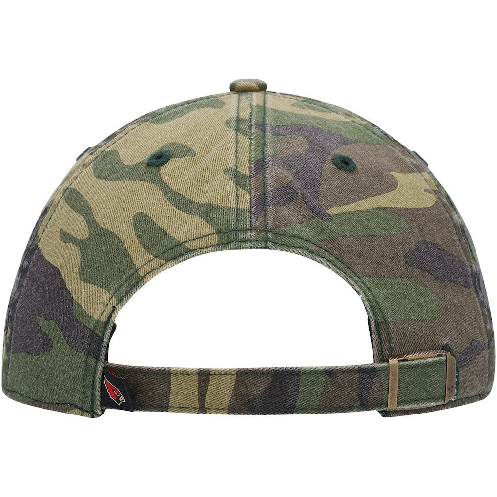 Arizona Cardinals 47 brand '47 Woodland Clean Up Adjustable Hat