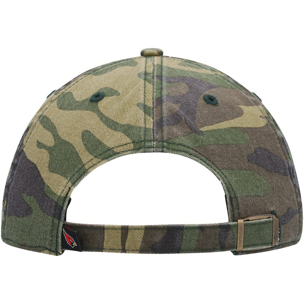 Arizona Cardinals 47 brand '47 Woodland Clean Up Adjustable Hat
