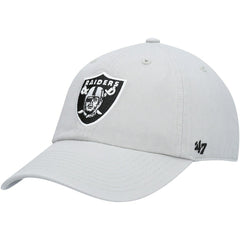 Las Vegas Raiders 47 brand '47 Secondary Clean Up Adjustable Hat