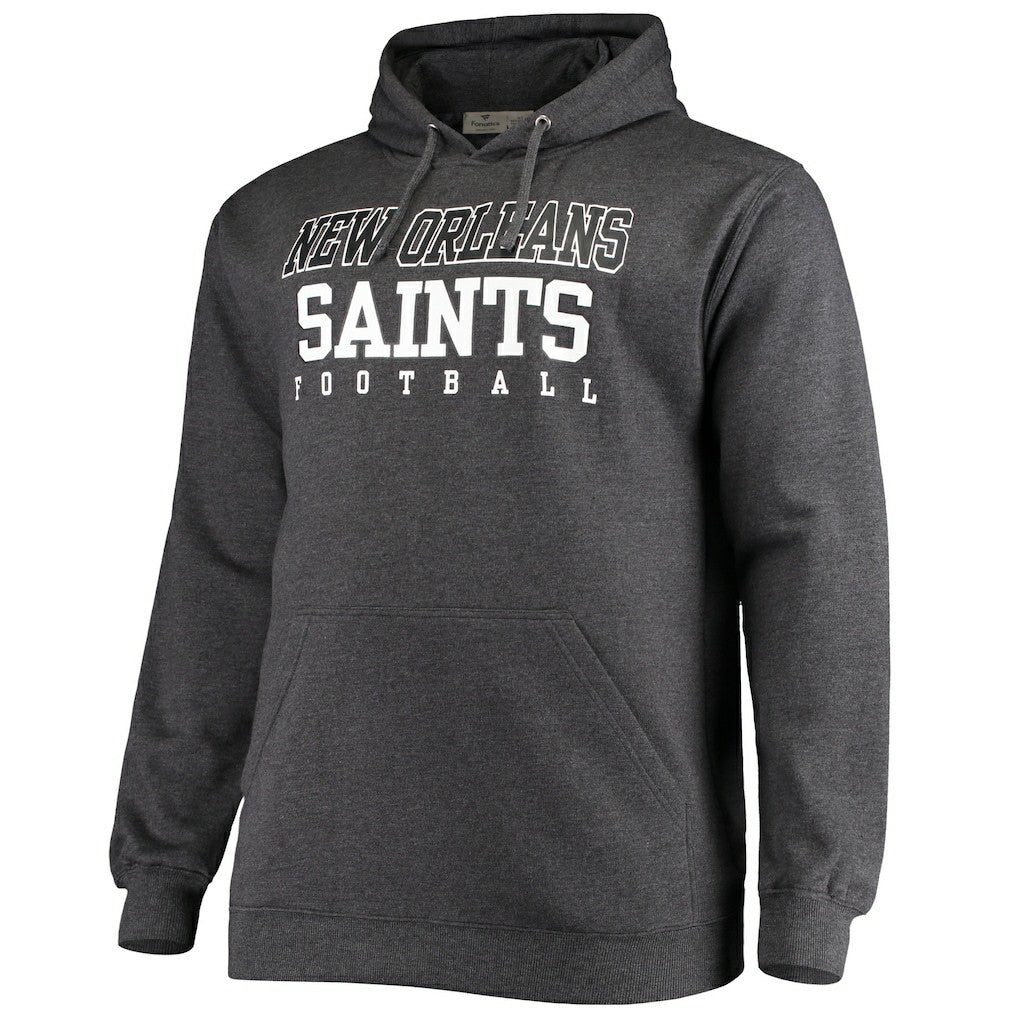 New Orleans Saints Fanatics Big & Tall Practice Pullover Hoodie