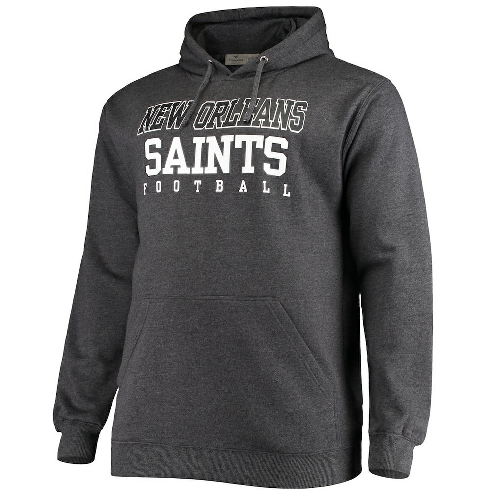 New Orleans Saints Fanatics Big & Tall Practice Pullover Hoodie
