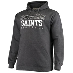 New Orleans Saints Fanatics Big & Tall Practice Pullover Hoodie