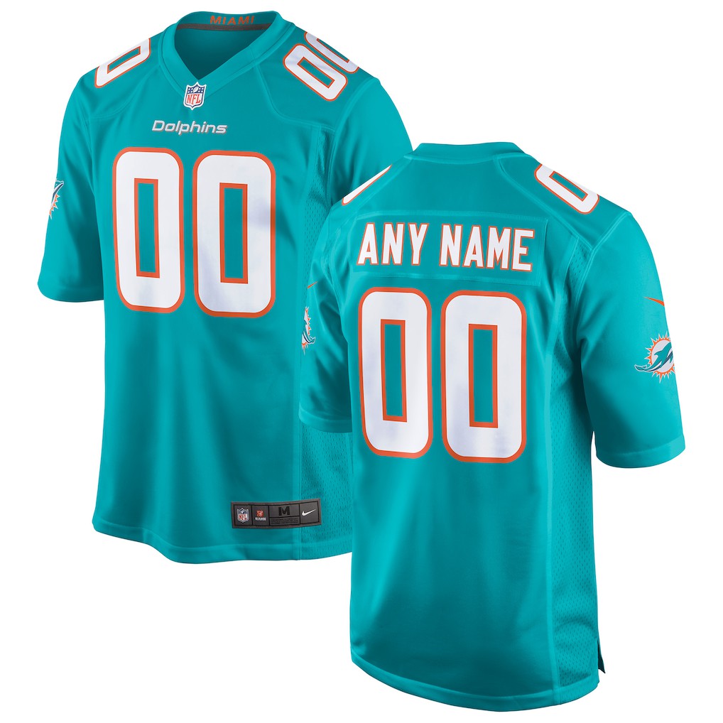 Miami Dolphins Nike Custom Game Jersey