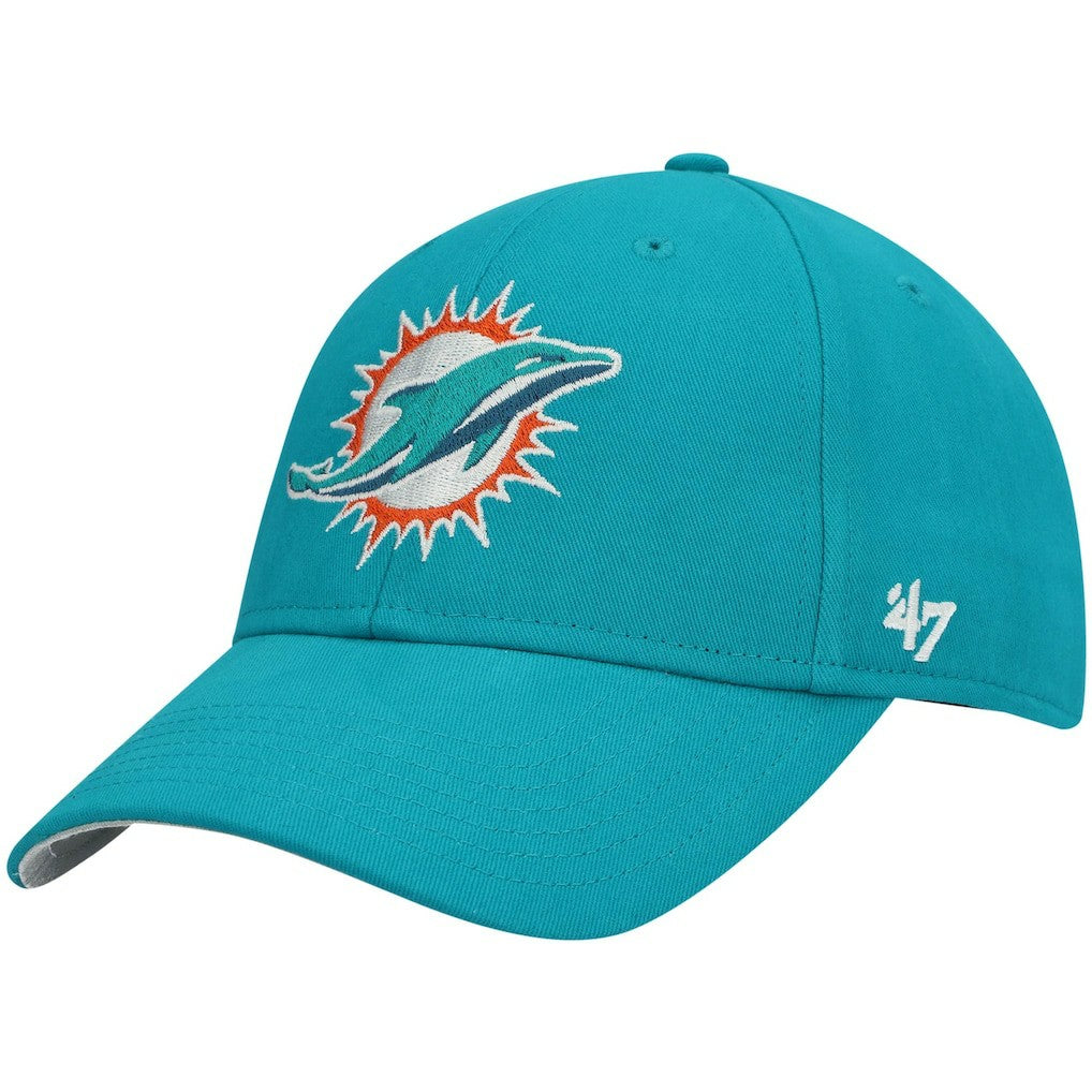Miami Dolphins 47 brand '47 Youth Basic MVP Adjustable Hat
