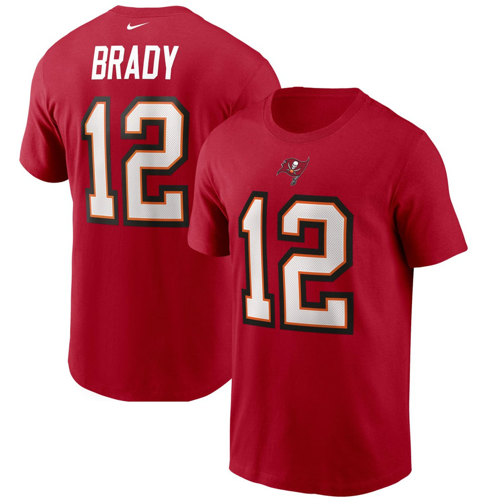 Tampa Bay Buccaneers Nike Tom Brady  Name & Number T-Shirt