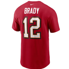 Tampa Bay Buccaneers Nike Tom Brady  Name & Number T-Shirt