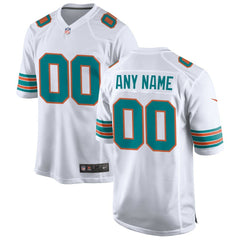 Miami Dolphins Nike Alternate Custom Game Jersey