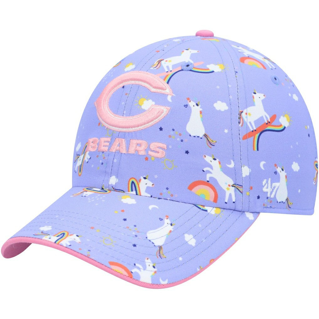 Chicago Bears 47 brand '47 Girls Preschool Unicorn Clean Up Adjustable Hat