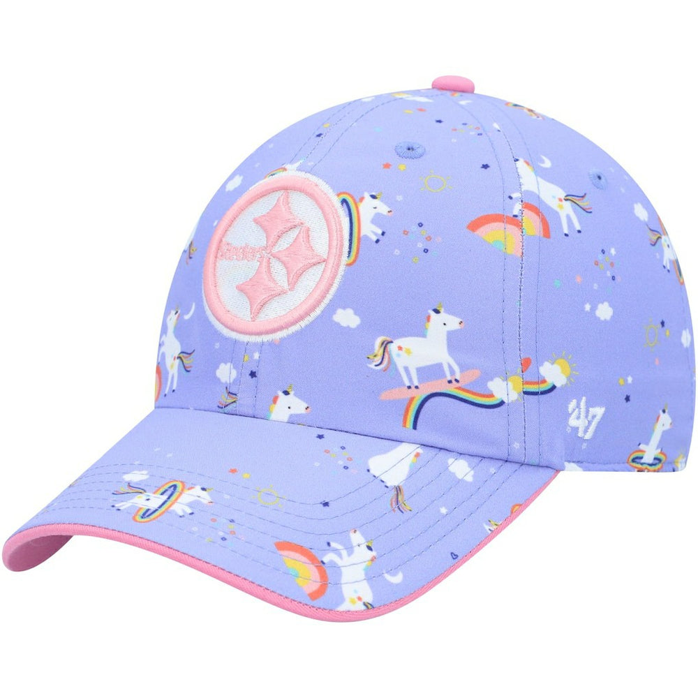 Pittsburgh Steelers 47 brand '47 Girls Preschool Unicorn Clean Up Adjustable Hat
