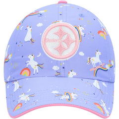 Pittsburgh Steelers 47 brand '47 Girls Preschool Unicorn Clean Up Adjustable Hat