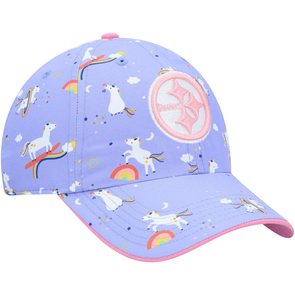 Pittsburgh Steelers 47 brand '47 Girls Preschool Unicorn Clean Up Adjustable Hat