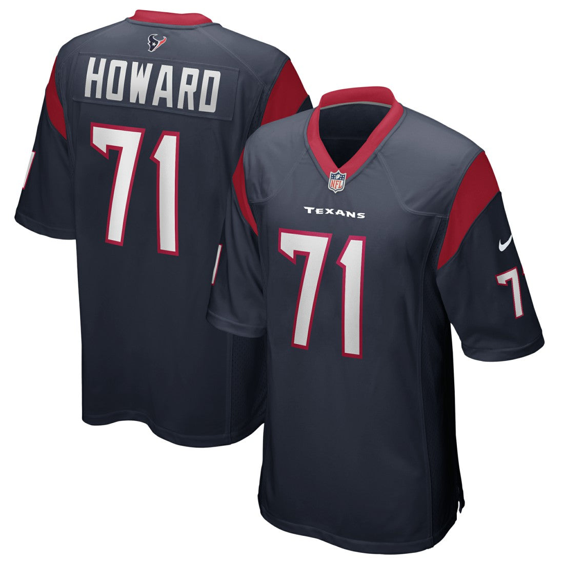 Houston Texans Nike Tytus Howard  Game Jersey