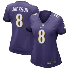 Baltimore Ravens Nike Lamar Jackson  Women's Game Jersey
