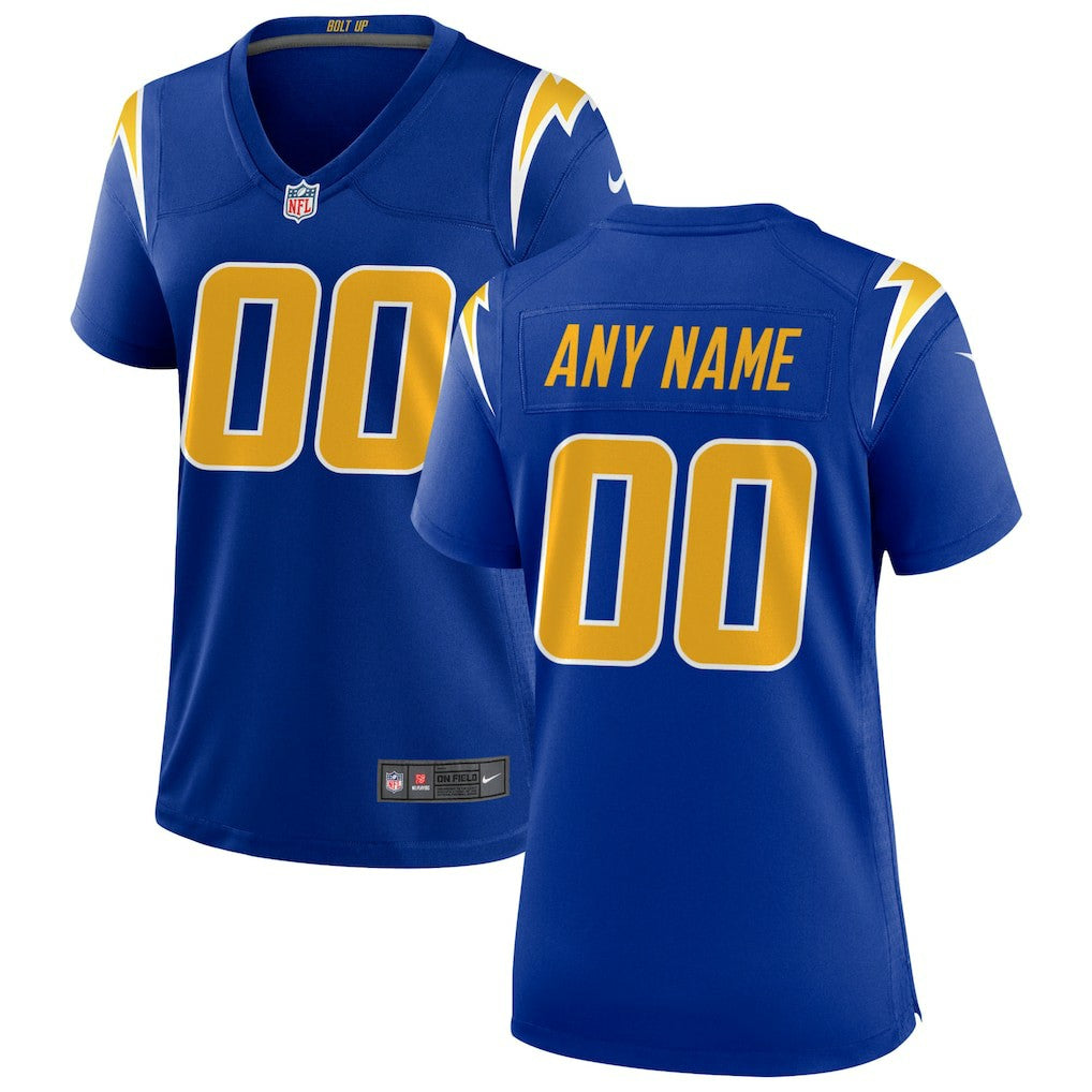 Los Angeles Chargers Nike Women's Alternate Custom Game Jersey
