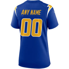 Los Angeles Chargers Nike Women's Alternate Custom Game Jersey