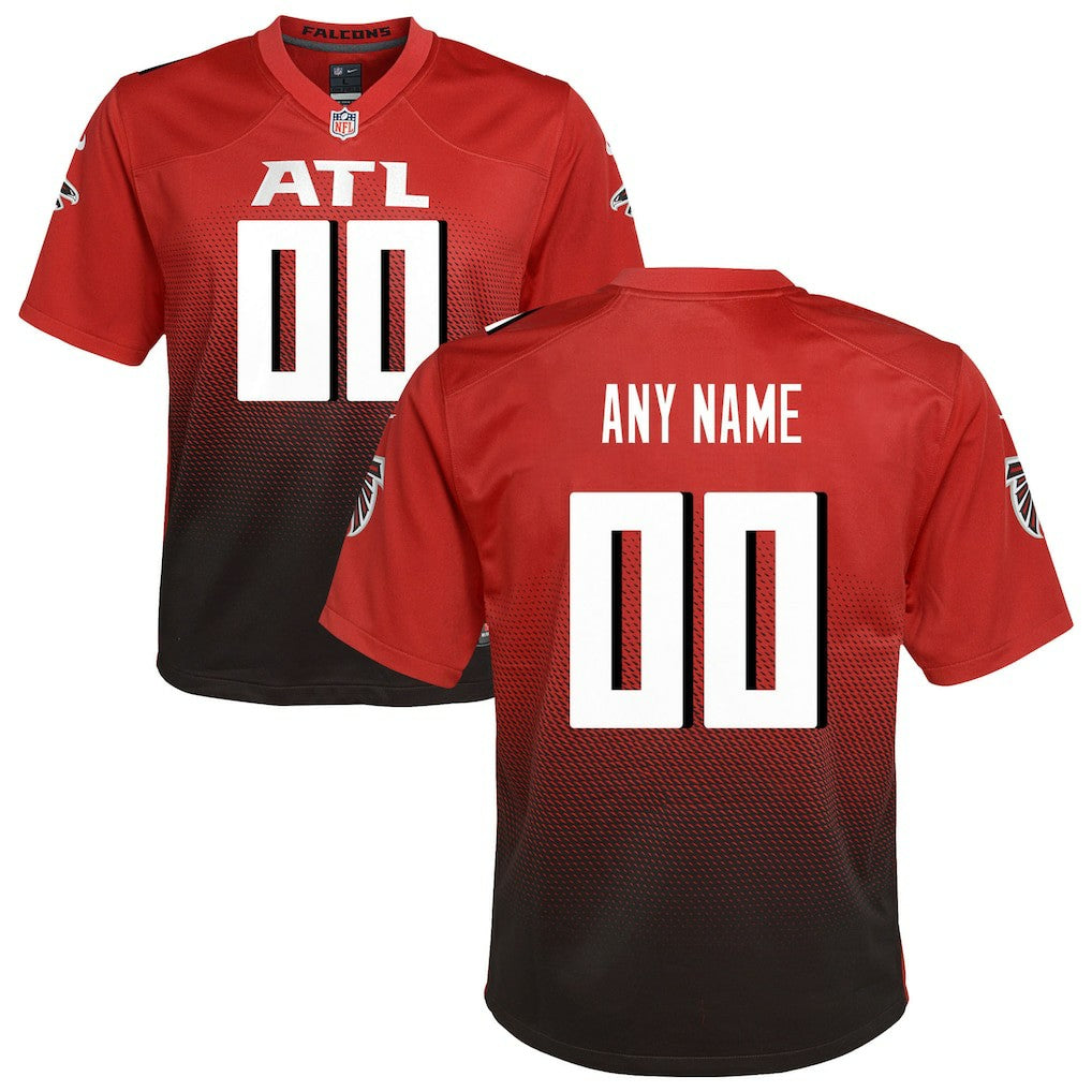 Atlanta Falcons Nike Youth Alternate Custom Game Jersey