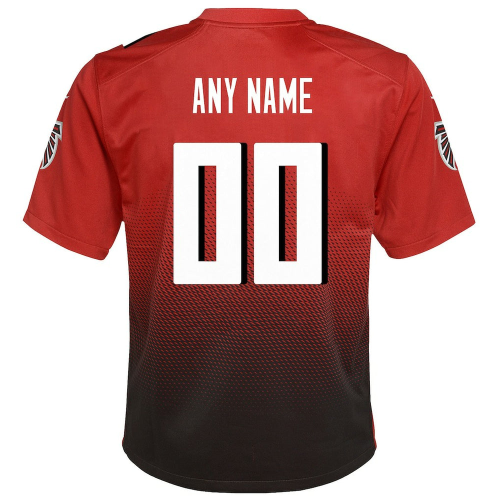 Atlanta Falcons Nike Youth Alternate Custom Game Jersey