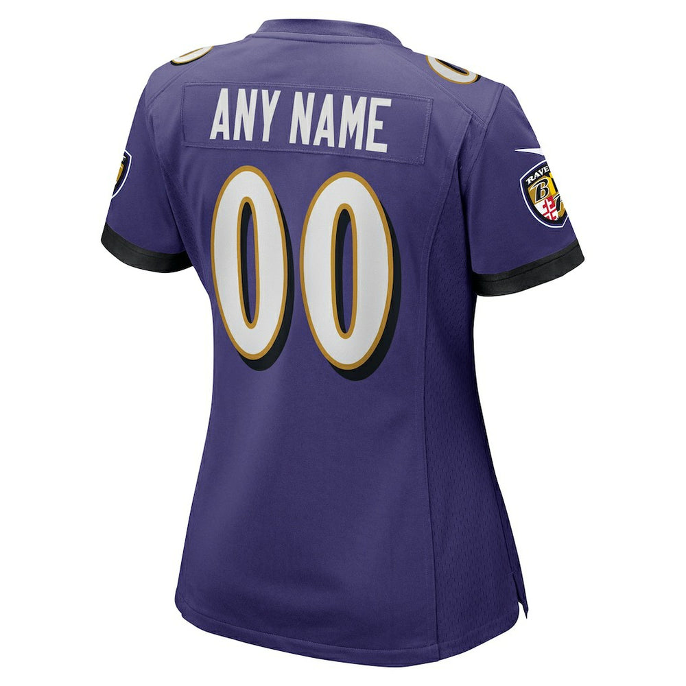 Baltimore Ravens Nike Women's Custom Game Jersey