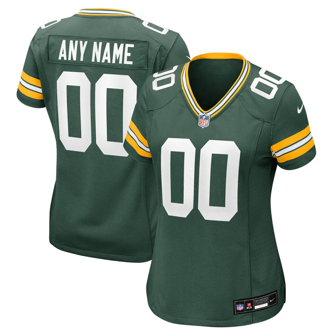 Green Bay Packers Nike Women's Custom Game Jersey