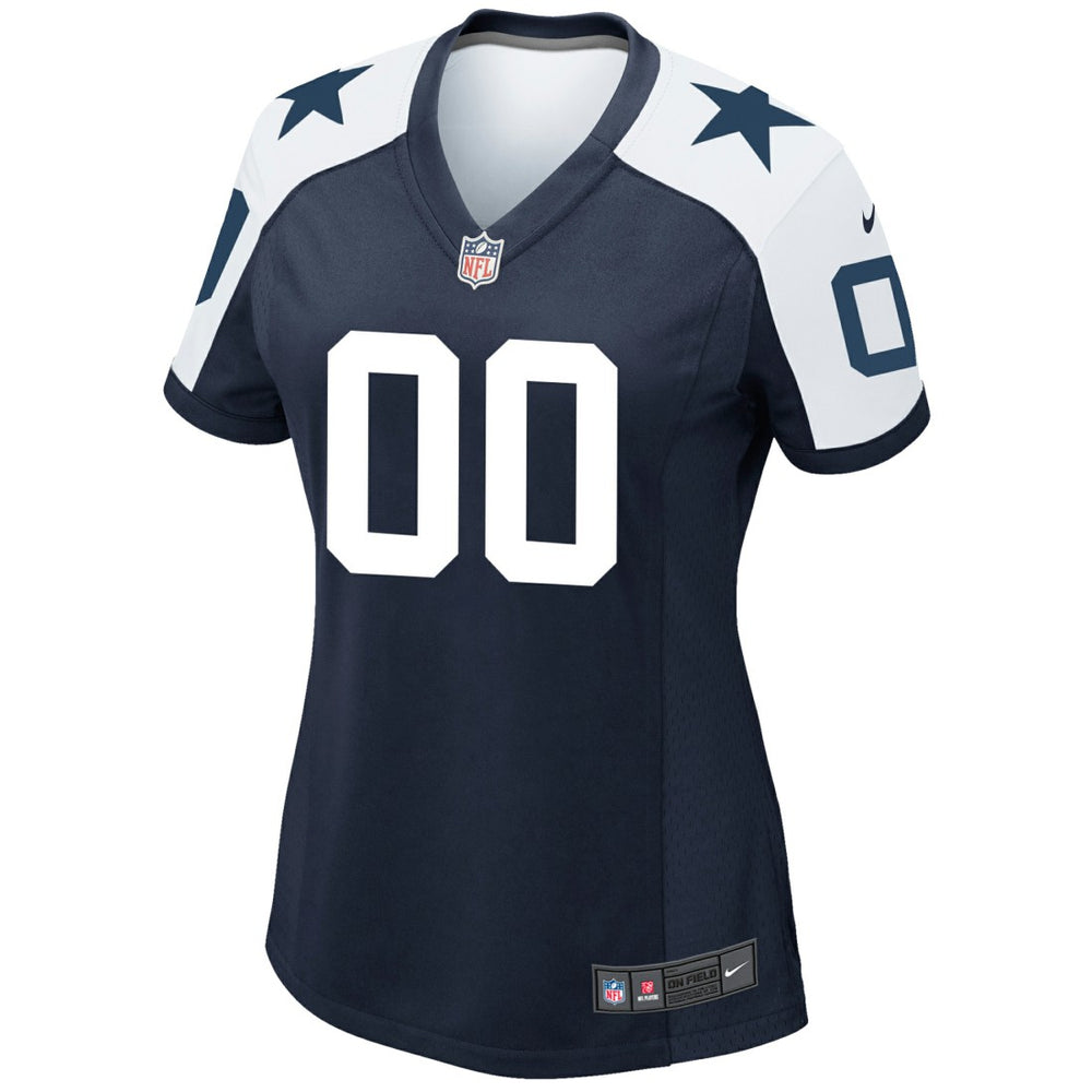 Dallas Cowboys Nike Women's Alternate Custom Game Jersey