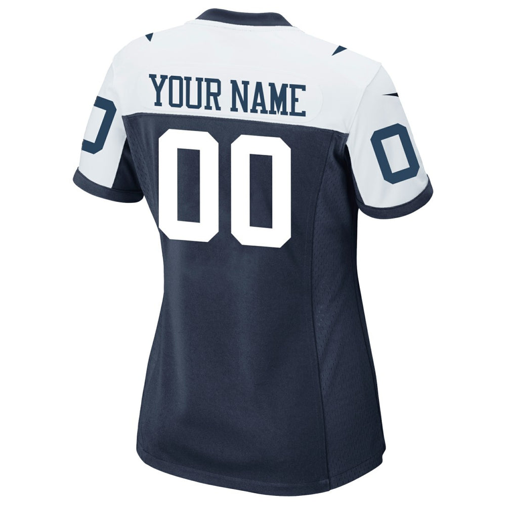 Dallas Cowboys Nike Women's Alternate Custom Game Jersey