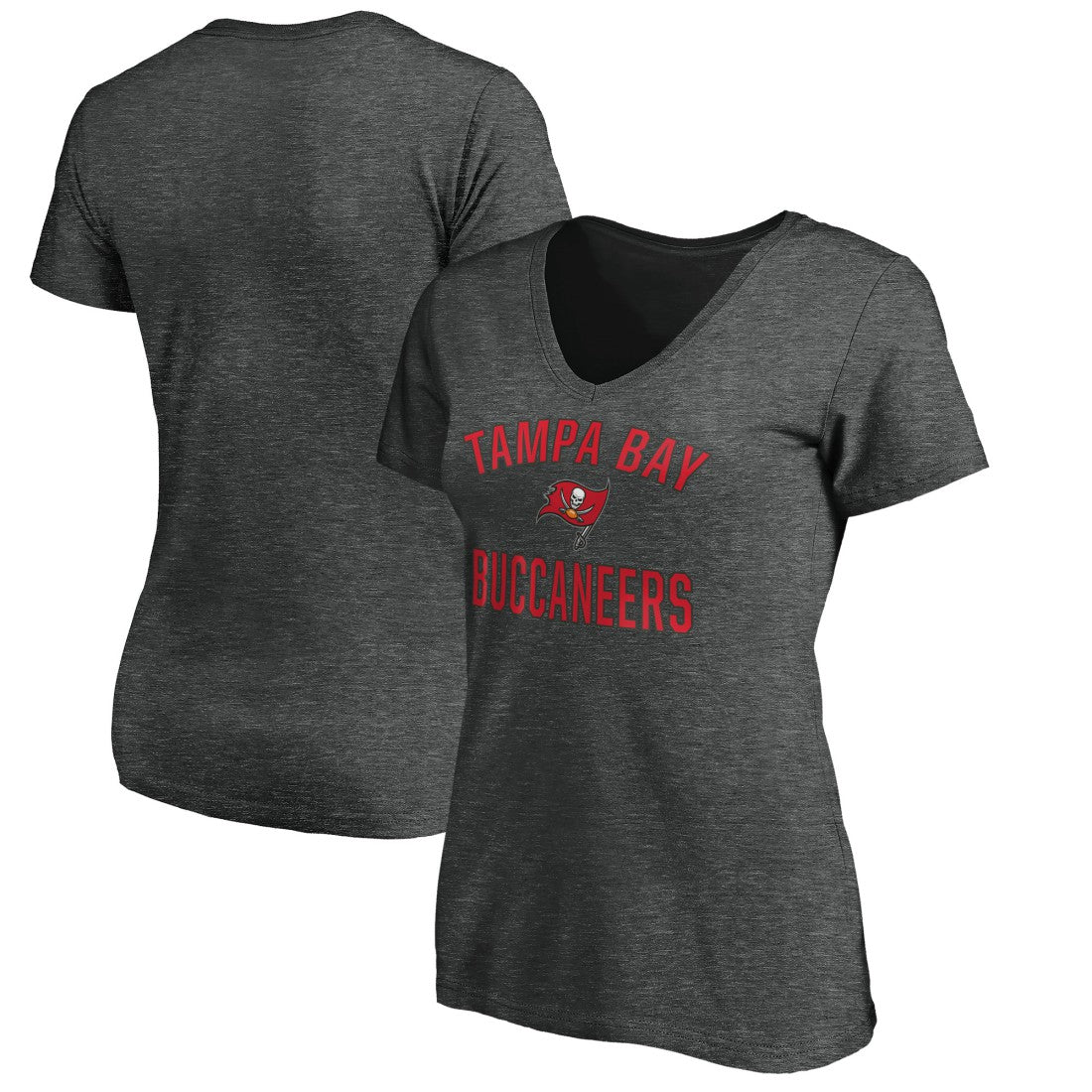 Tampa Bay Buccaneers  Women's Victory Arch V-Neck T-Shirt
