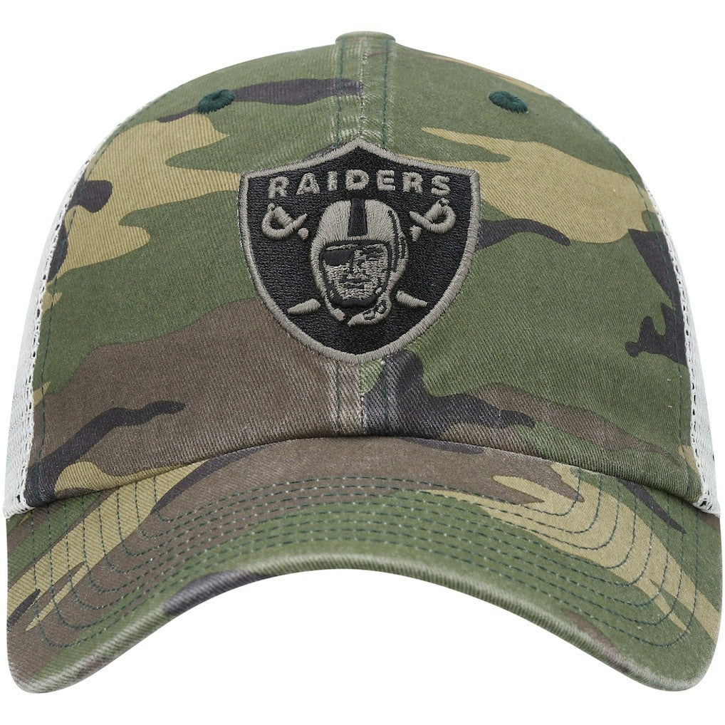 Las Vegas Raiders 47 brand '47 Branson Trucker Clean Up Hat