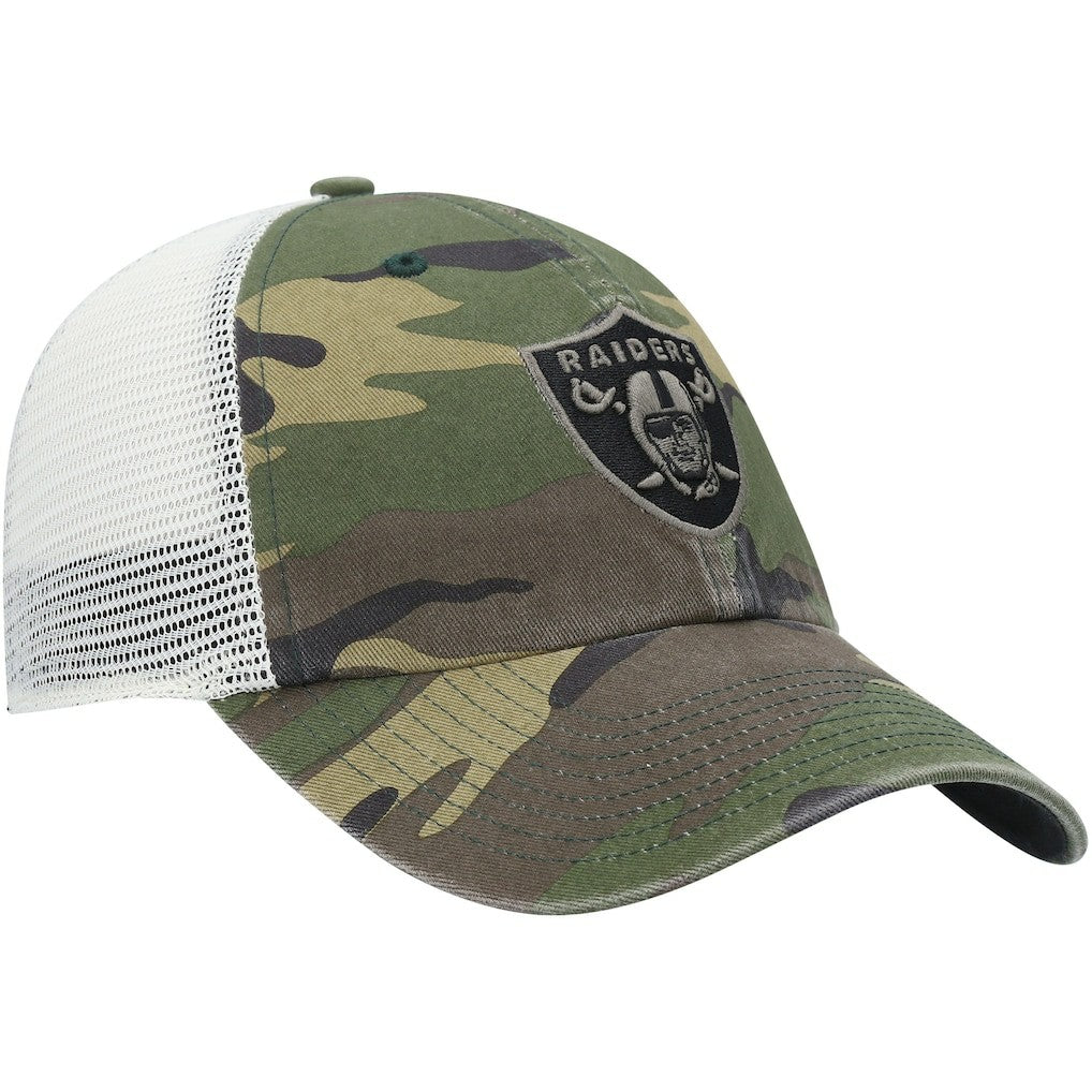 Las Vegas Raiders 47 brand '47 Branson Trucker Clean Up Hat