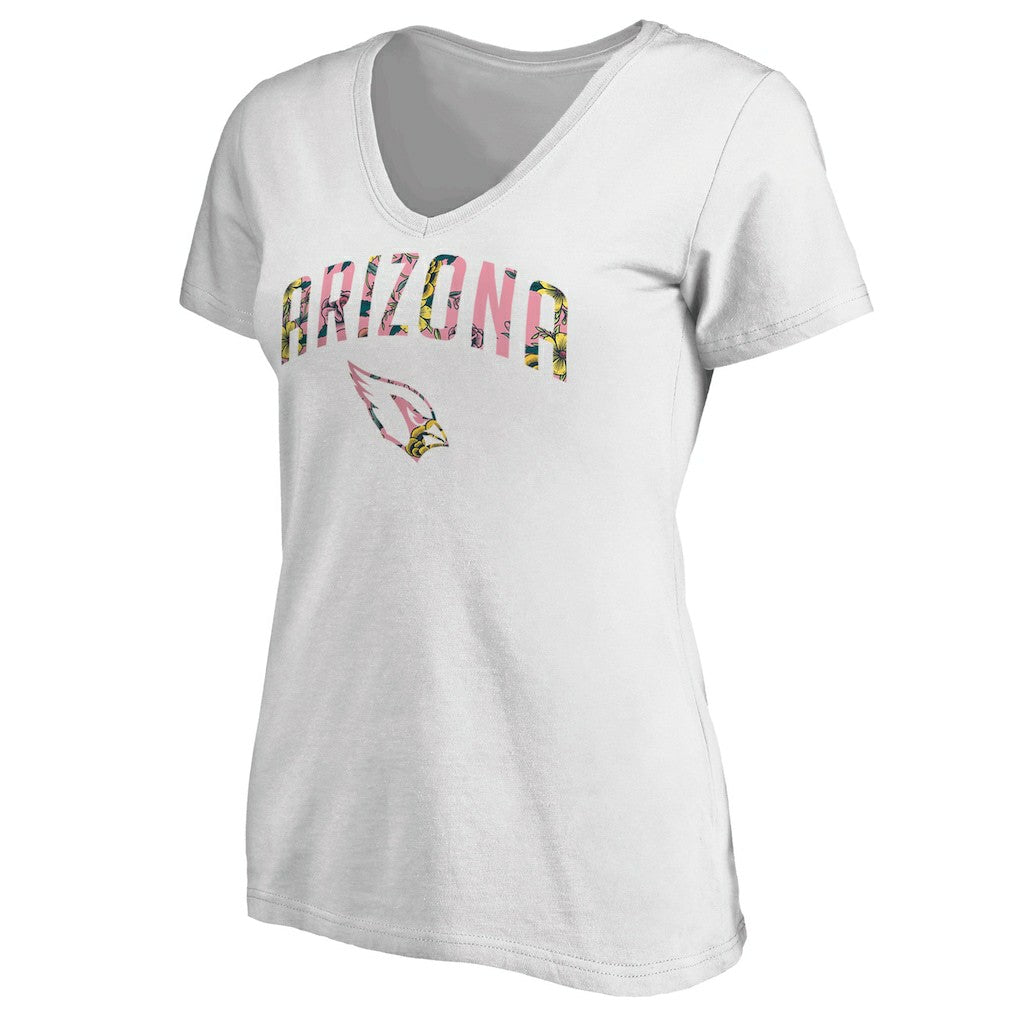 Arizona Cardinals  Women's Floral Arch T-Shirt