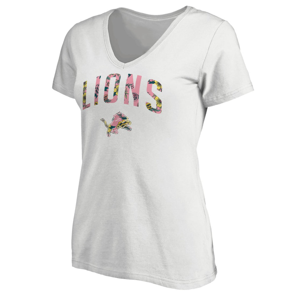Detroit Lions  Women's Floral Arch T-Shirt