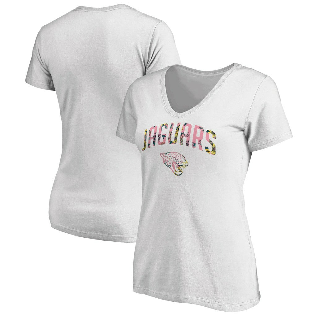 Jacksonville Jaguars  Women's Floral Arch T-Shirt