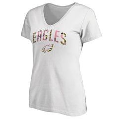 Philadelphia Eagles  Women's Floral Arch T-Shirt