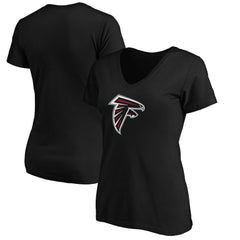 Atlanta Falcons  Women's Primary Logo V-Neck T-Shirt