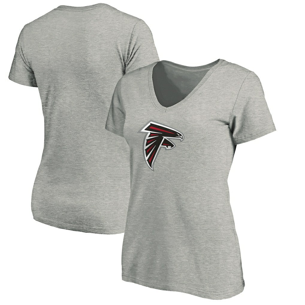 Atlanta Falcons  Women's Primary Logo V-Neck T-Shirt