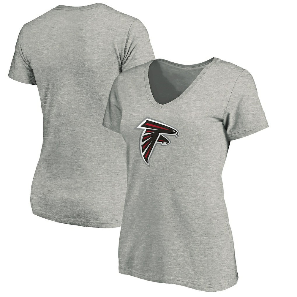 Atlanta Falcons  Women's Primary Logo V-Neck T-Shirt