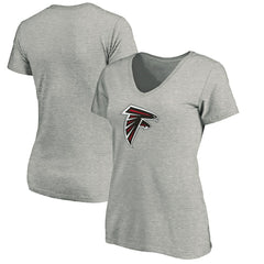 Atlanta Falcons  Women's Primary Logo V-Neck T-Shirt