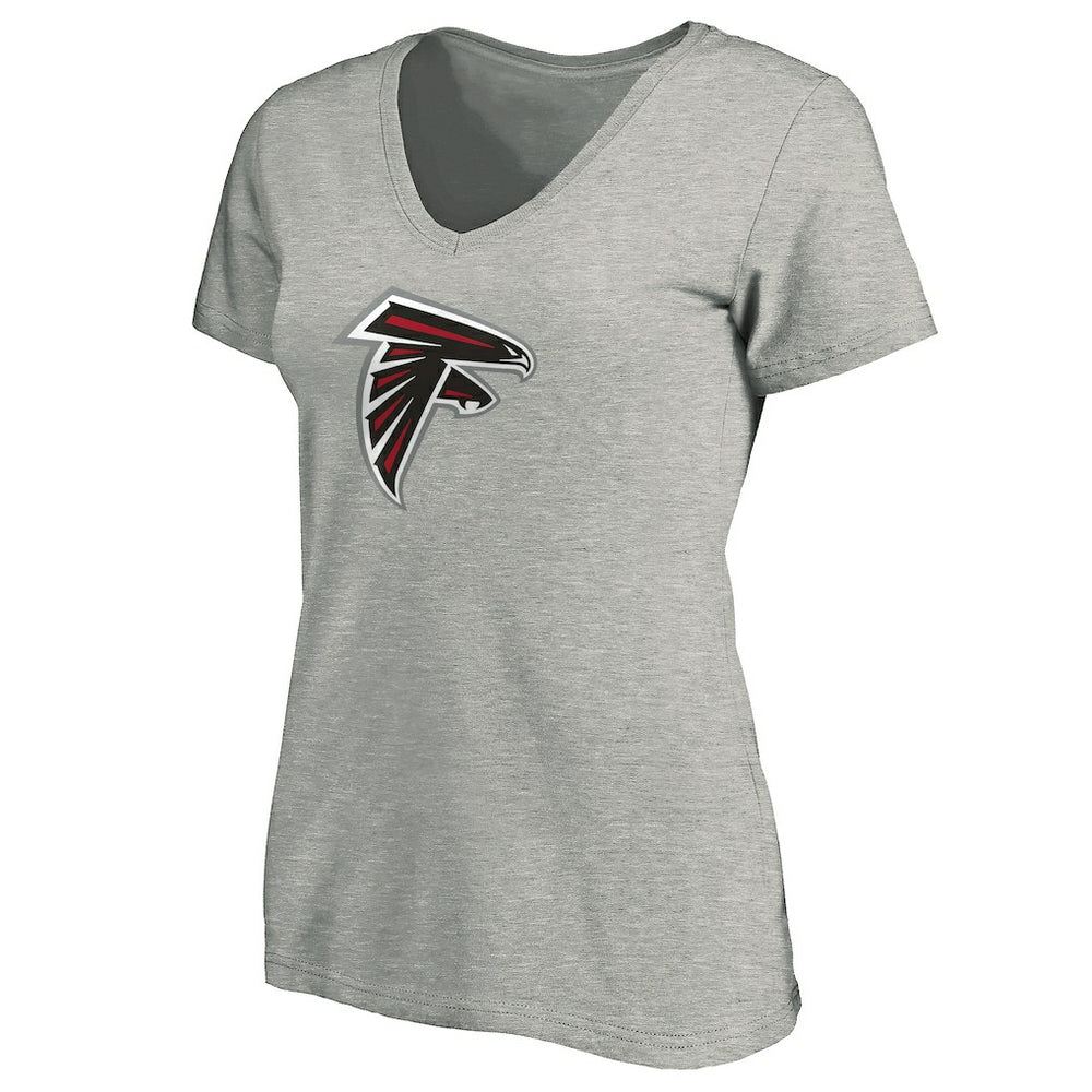 Atlanta Falcons  Women's Primary Logo V-Neck T-Shirt