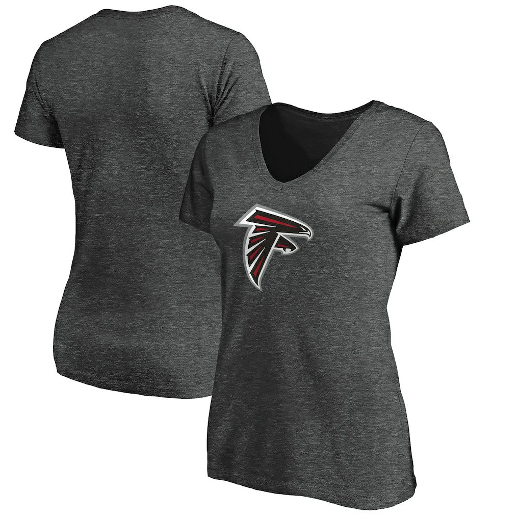 Atlanta Falcons  Women's Primary Logo V-Neck T-Shirt
