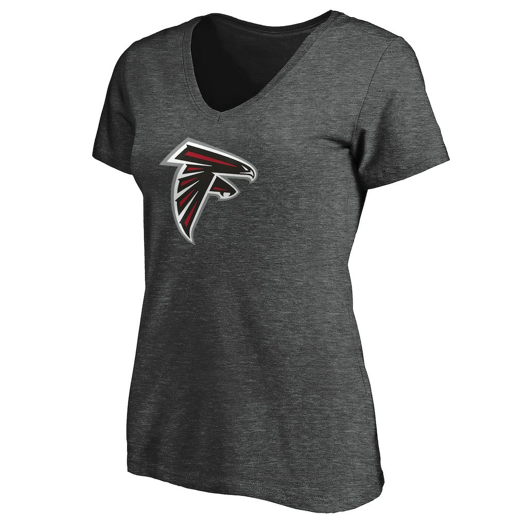 Atlanta Falcons  Women's Primary Logo V-Neck T-Shirt