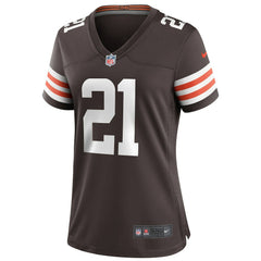 Cleveland Browns Nike Denzel Ward  Women's Player Game Jersey