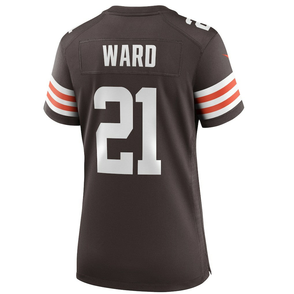 Cleveland Browns Nike Denzel Ward  Women's Player Game Jersey