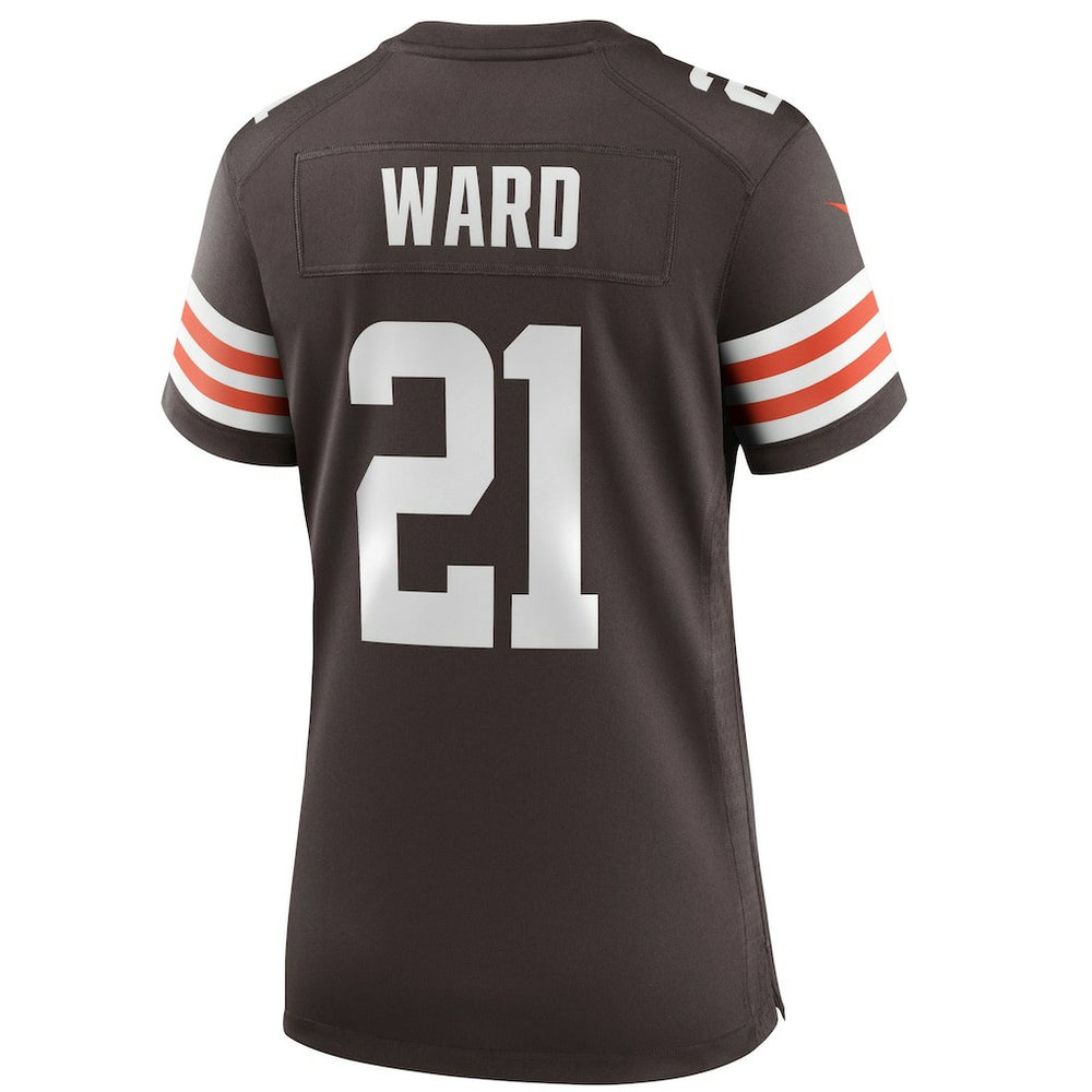 Cleveland Browns Nike Denzel Ward  Women's Player Game Jersey