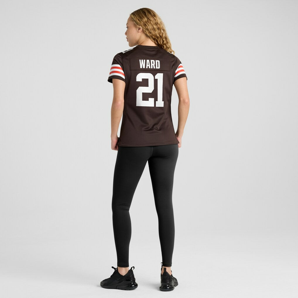 Cleveland Browns Nike Denzel Ward  Women's Player Game Jersey