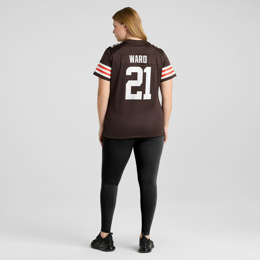 Cleveland Browns Nike Denzel Ward  Women's Player Game Jersey