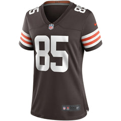 Cleveland Browns Nike David Njoku  Women's Player Game Jersey