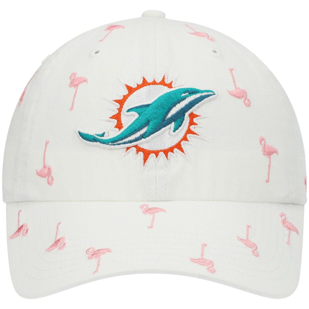 Miami Dolphins 47 brand '47 Women's Confetti Clean Up Adjustable Hat