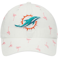 Miami Dolphins 47 brand '47 Women's Confetti Clean Up Adjustable Hat
